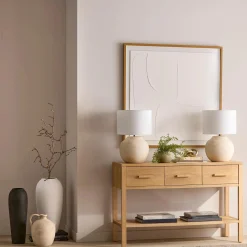 Hot Bouclair Ceramic Table Vase with Handle