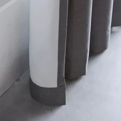 Outlet Bouclair Charcoal Chambray Blackout Curtain