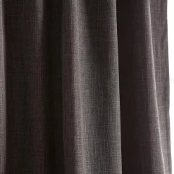 Bouclair Charcoal Chita Back Tab Blackout Curtain