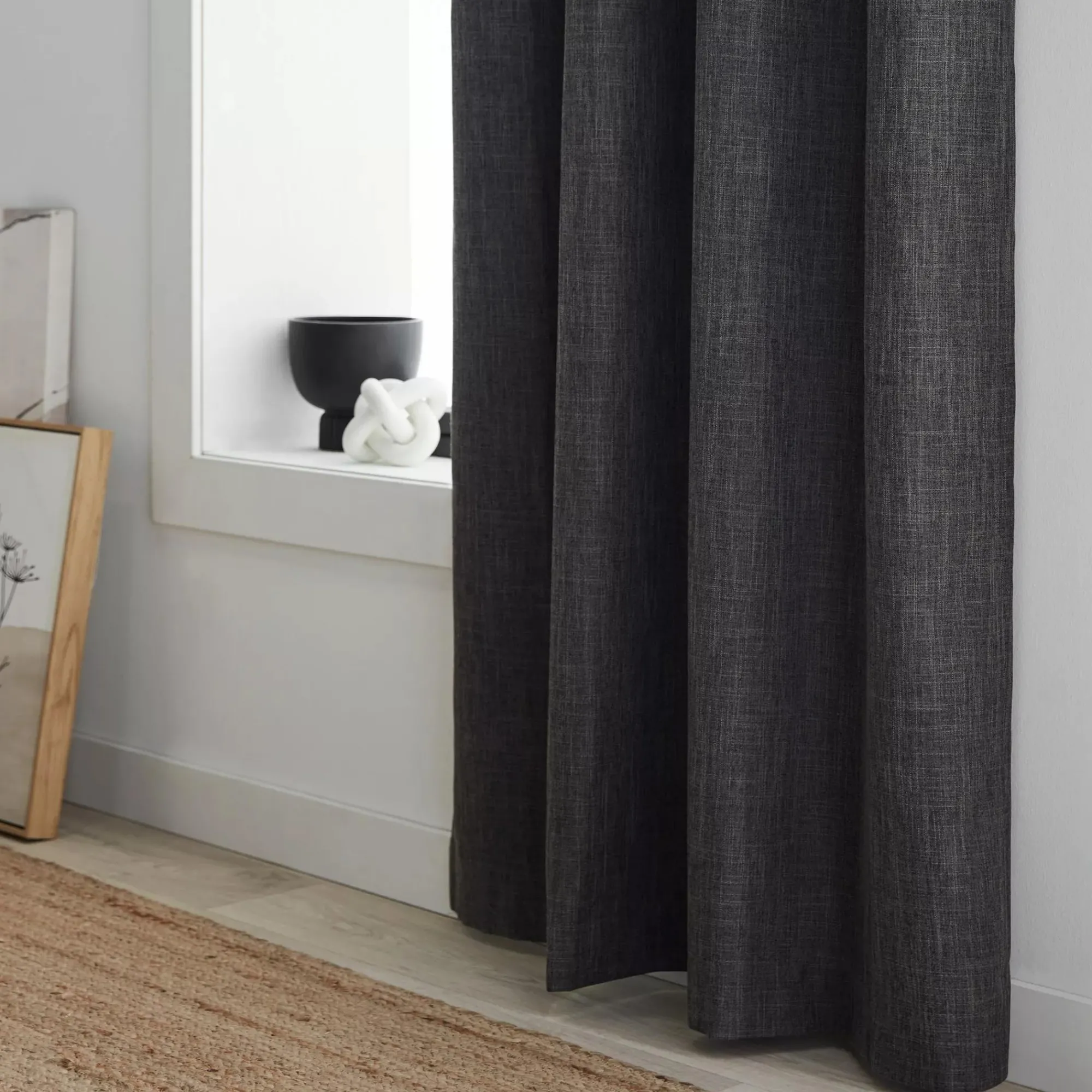 Outlet Bouclair Charcoal Chita Blackout Curtain