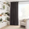 Hot Bouclair Charcoal Emile Panel Curtain