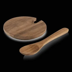 New Bouclair Clear Glass Salt Jar