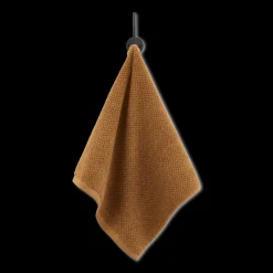Discount Bouclair Cognac Textured Washcloth