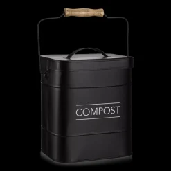 Outlet Bouclair Compost Rustic Metal Bin