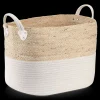 Online Bouclair Corn Fiber and Cotton Rope Storage Basket