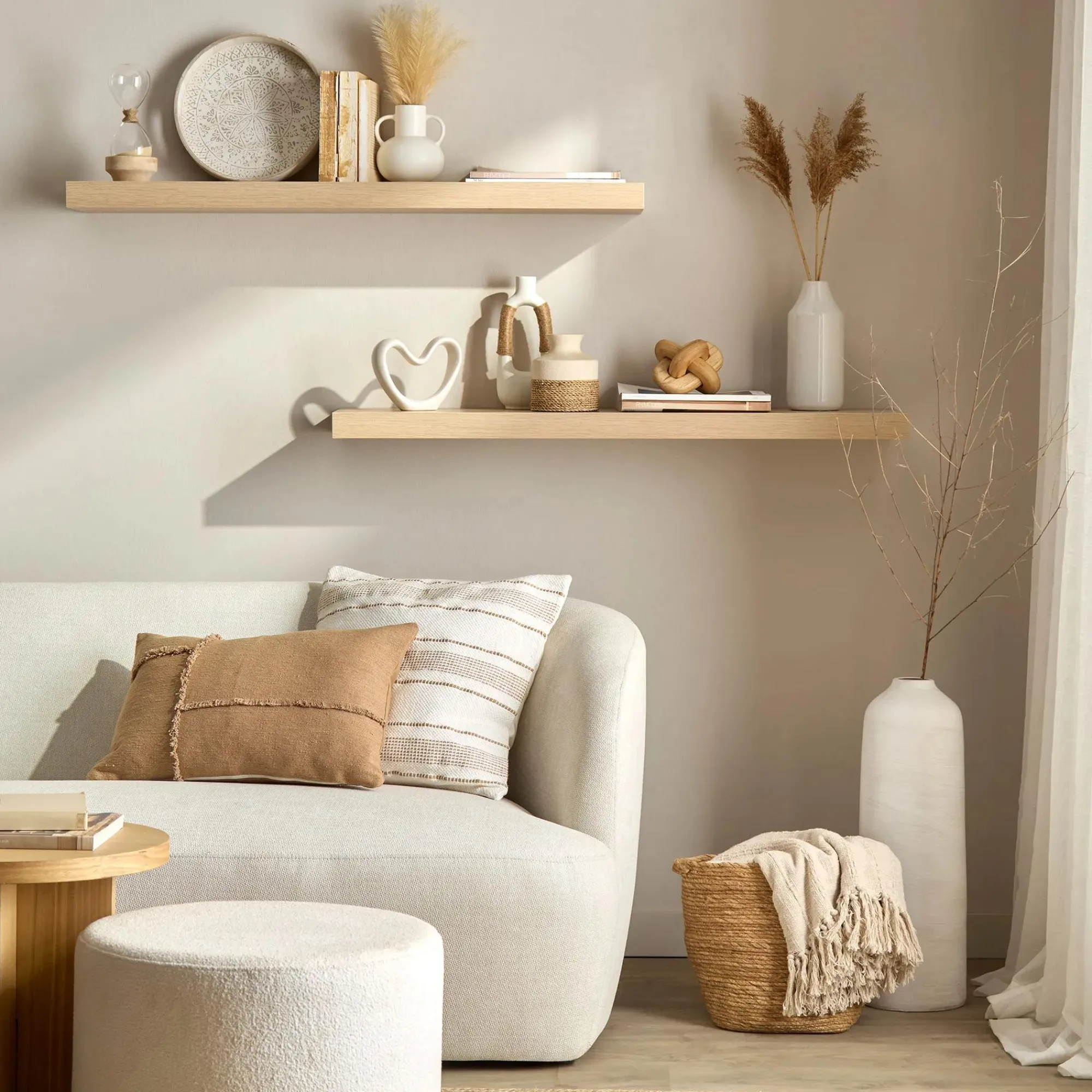 New Bouclair Cream Decorative Ceramic Heart