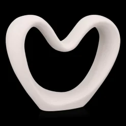 New Bouclair Cream Decorative Ceramic Heart