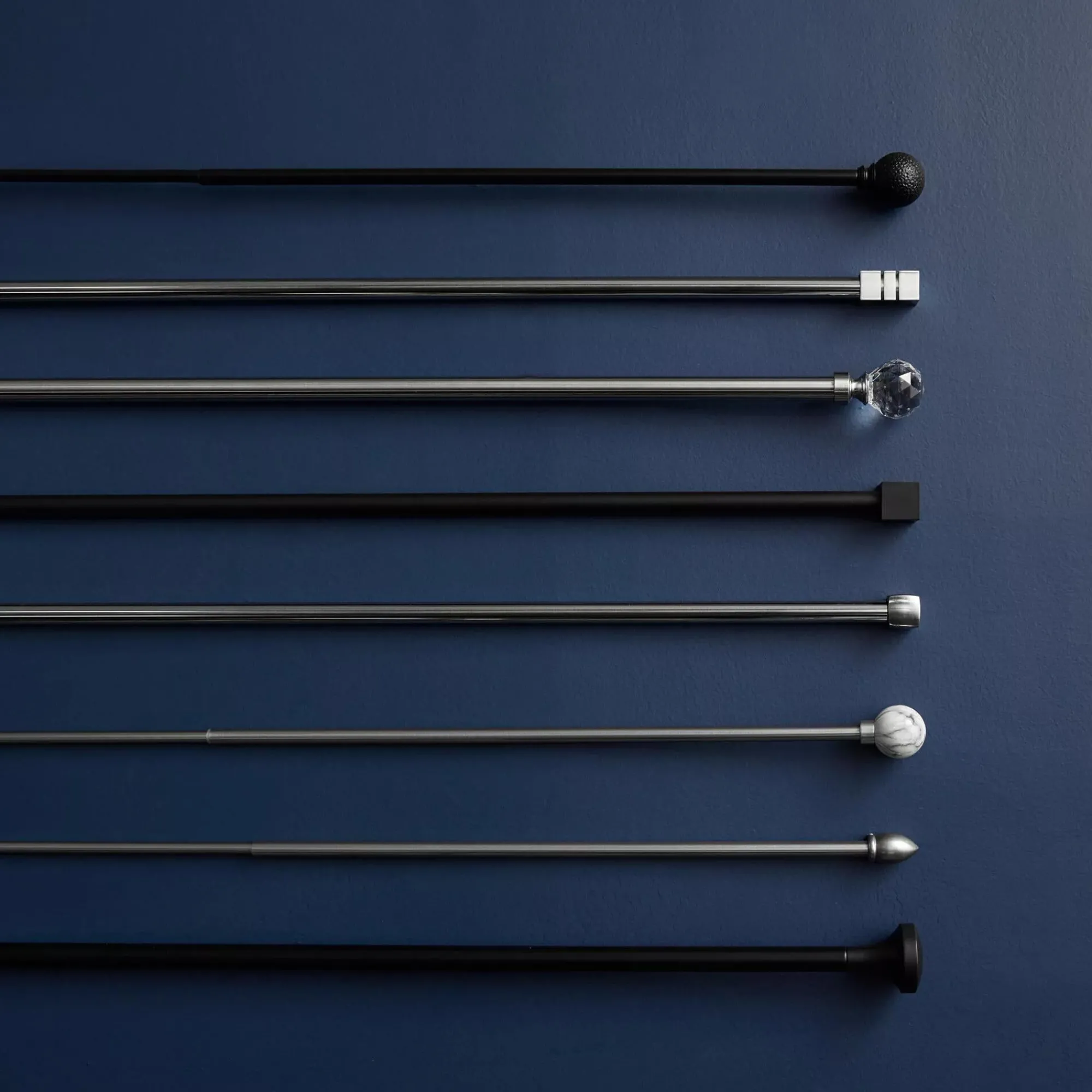 Clearance Bouclair Cube Curtain Rod Set - Diameter 25mm