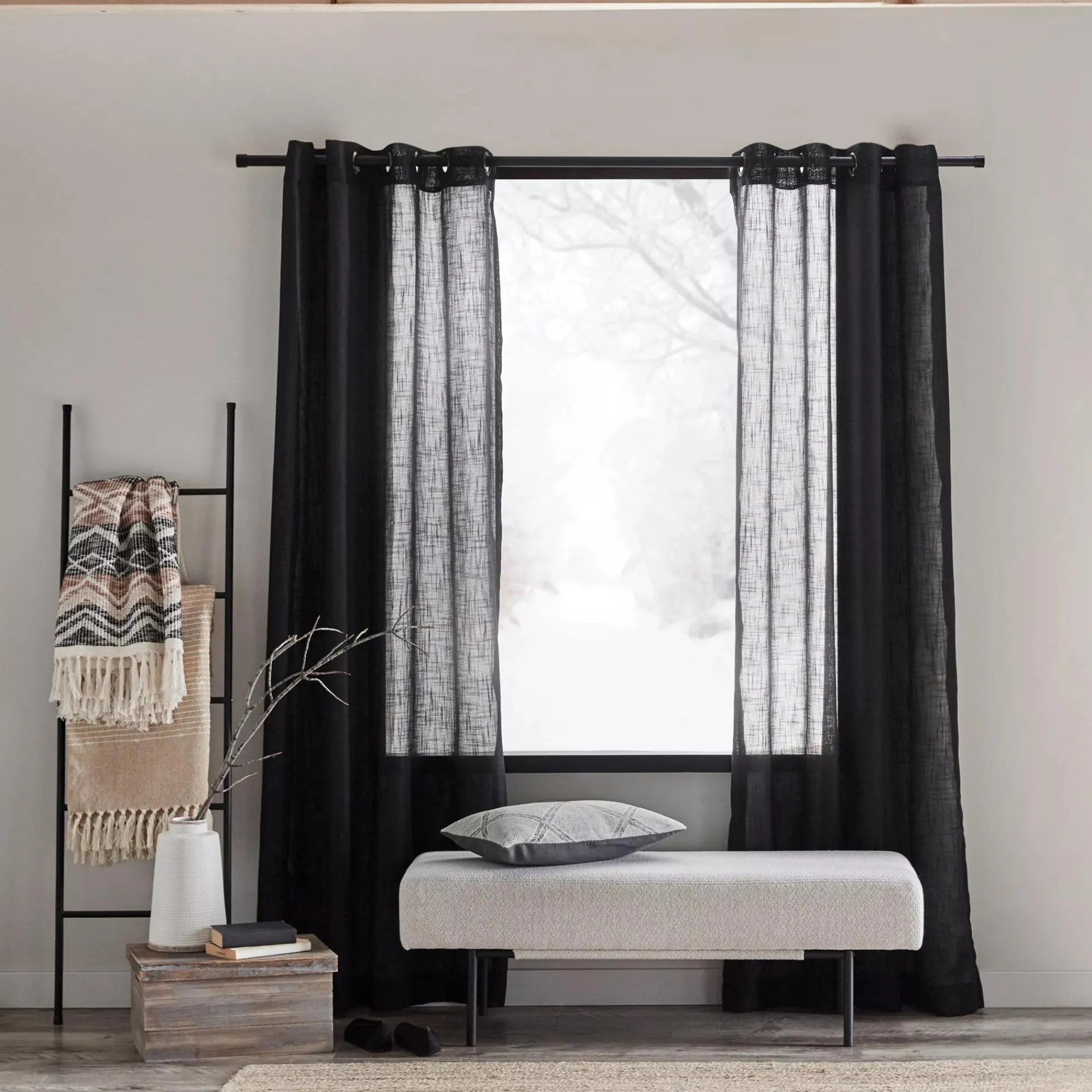 Outlet Bouclair Darja Sheer Curtain
