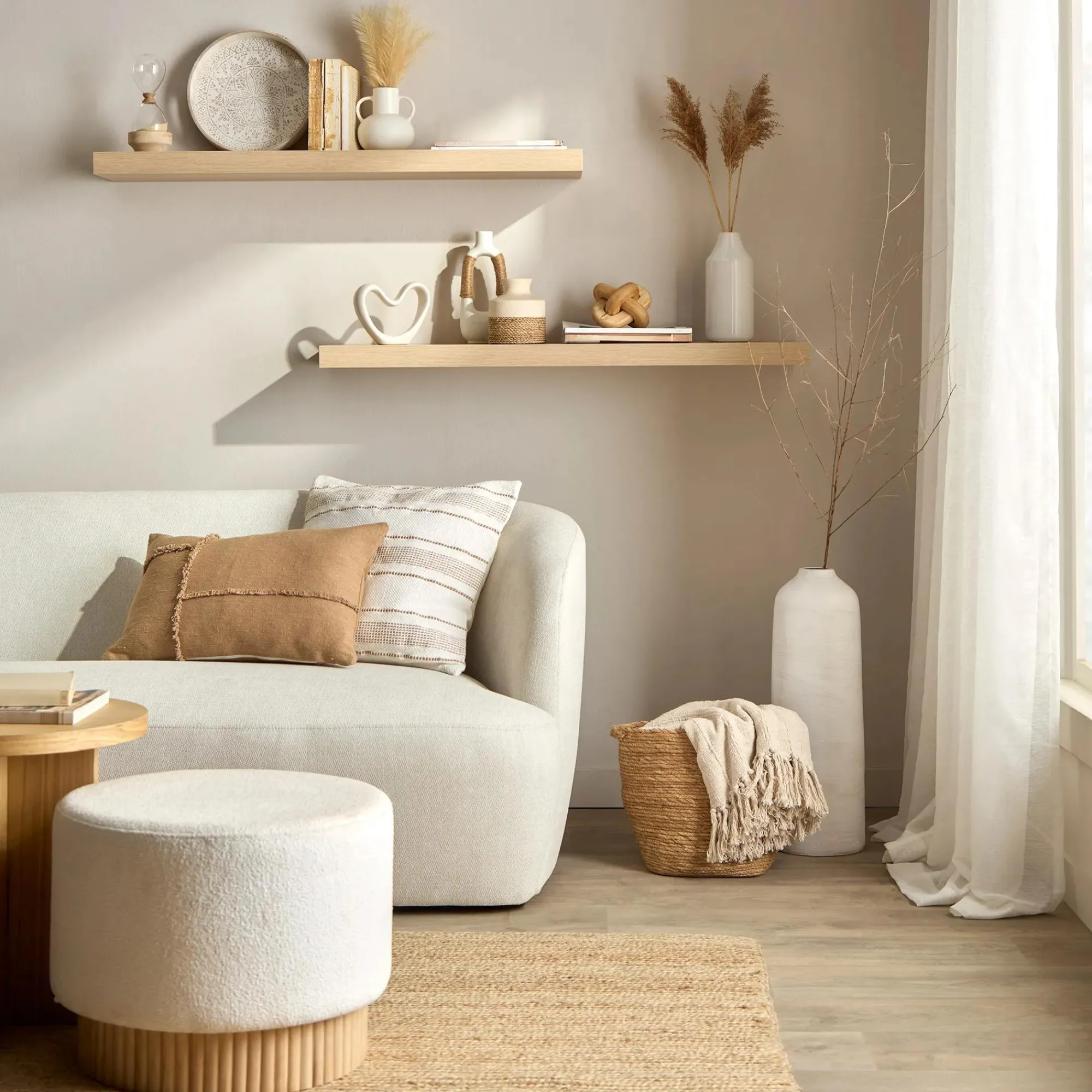 Outlet Bouclair Decorative Hourglass with Wood Base