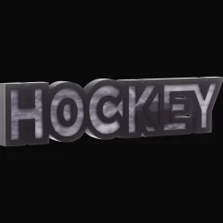 Discount Bouclair Decorative Light-Up Hockey Sign