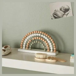 Clearance Bouclair Decorative Wood Beads Rainbow