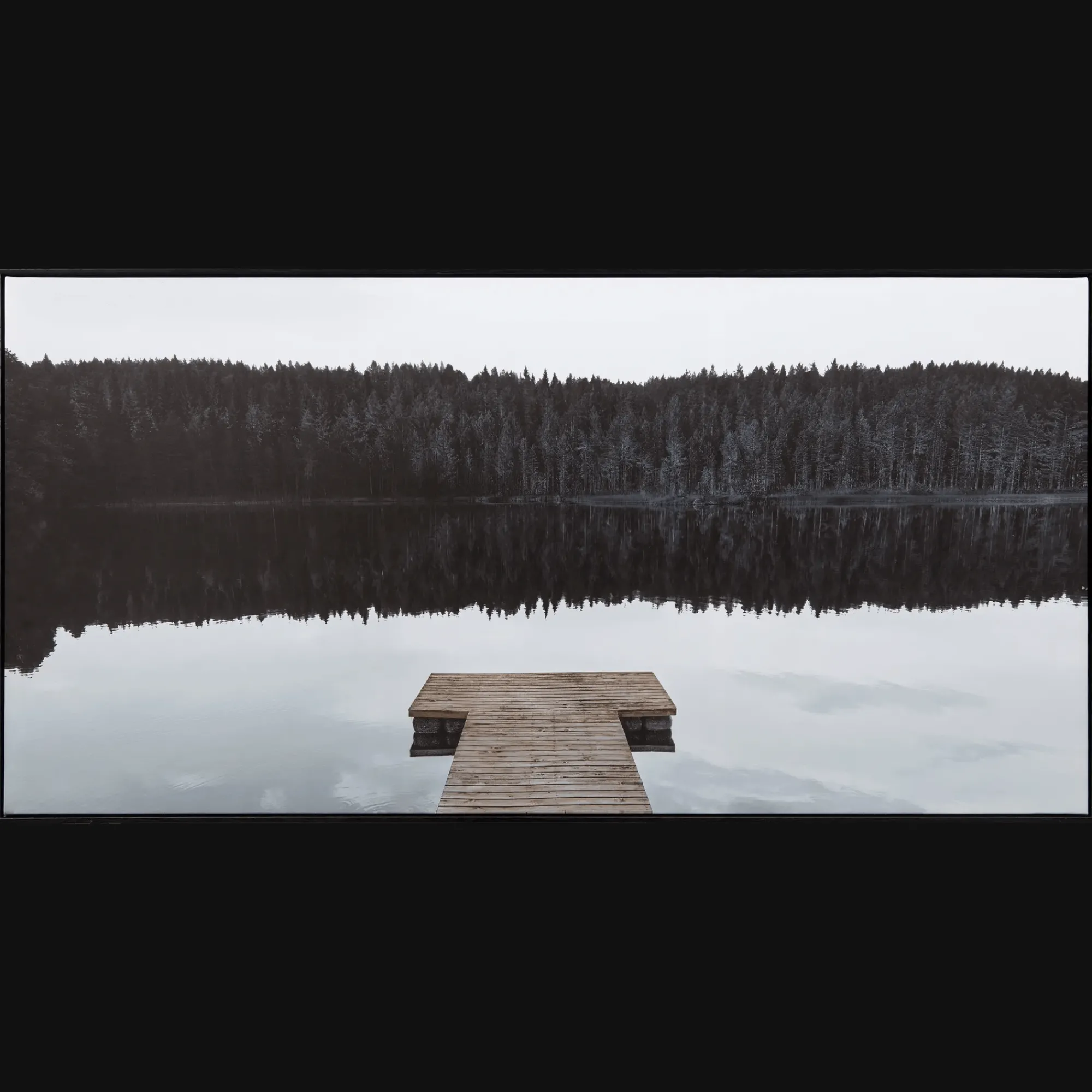 New Bouclair Dock with Mountain View Printed Canvas