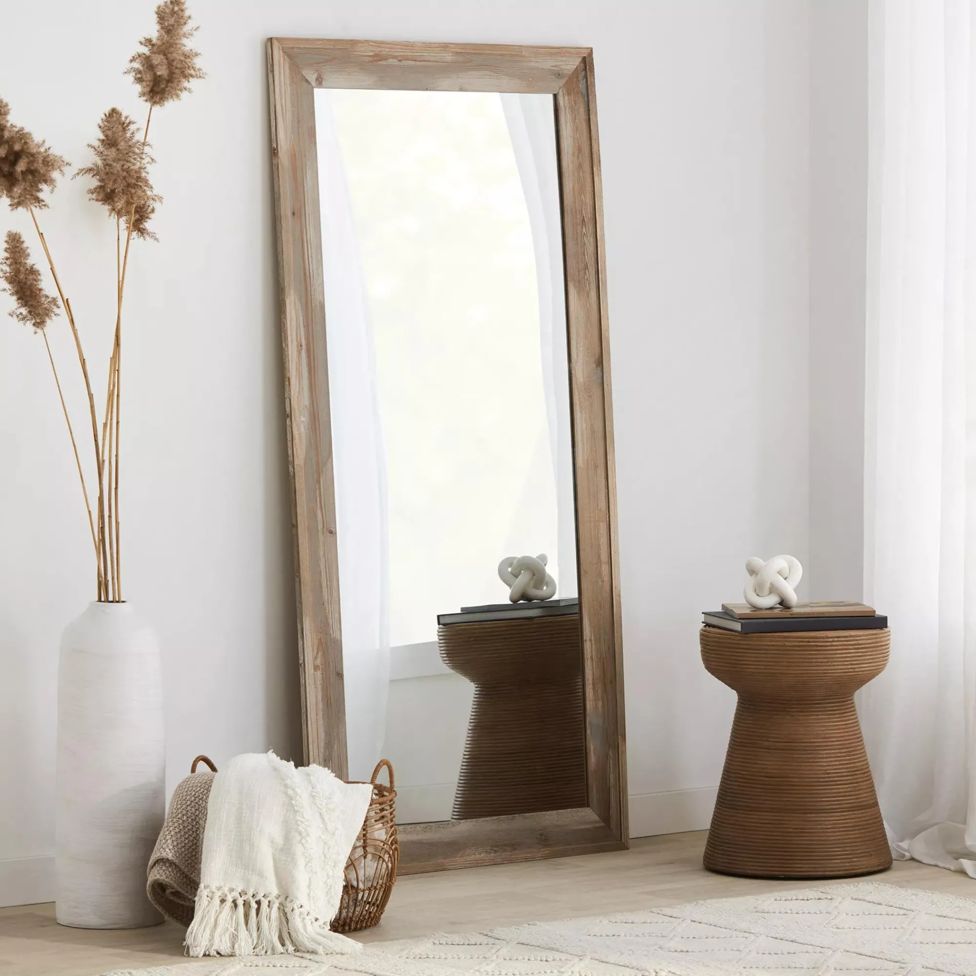 Online Bouclair Drift Wood Framed Mirror