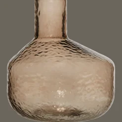 New Bouclair Embossed Decorative Glass Vase