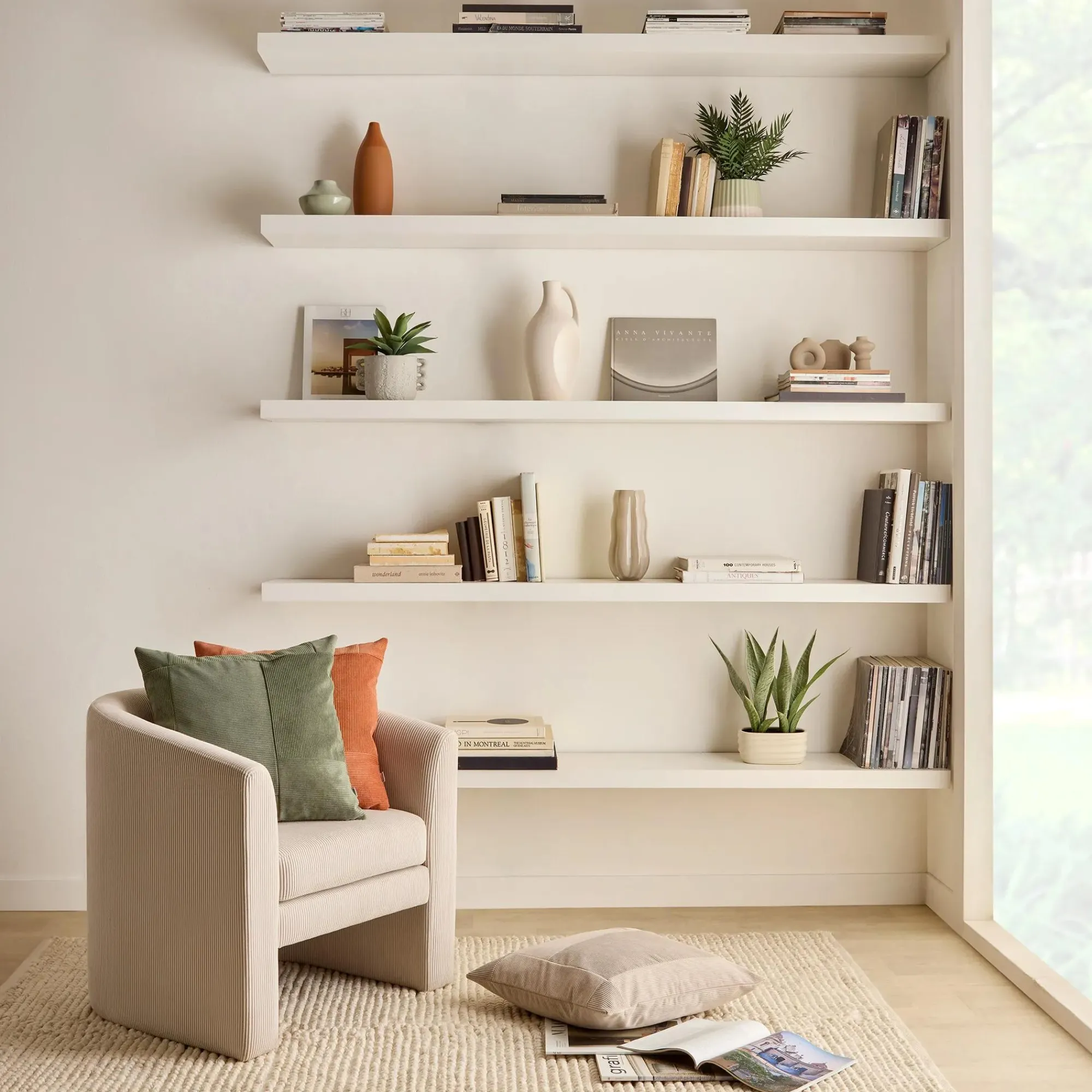 Outlet Bouclair Fabric Accent Chair