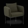 Hot Bouclair Fabric and Metal Accent Chair
