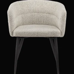 Clearance Bouclair Fabric and Metal Accent Chair