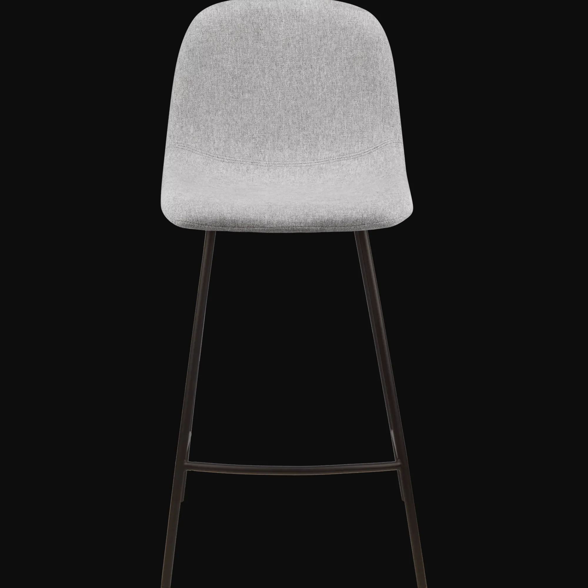Sale Bouclair Fabric and Metal Bar Stool