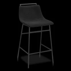 Sale Bouclair Fabric and Metal Counter Stool