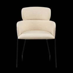 Bouclair Fabric and Metal Dining Chair