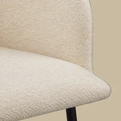 Bouclair Fabric and Metal Dining Chair