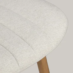 Sale Bouclair Fabric and Metal Dining Chair