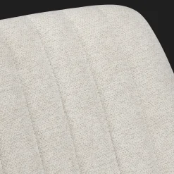 Sale Bouclair Fabric and Metal Dining Chair