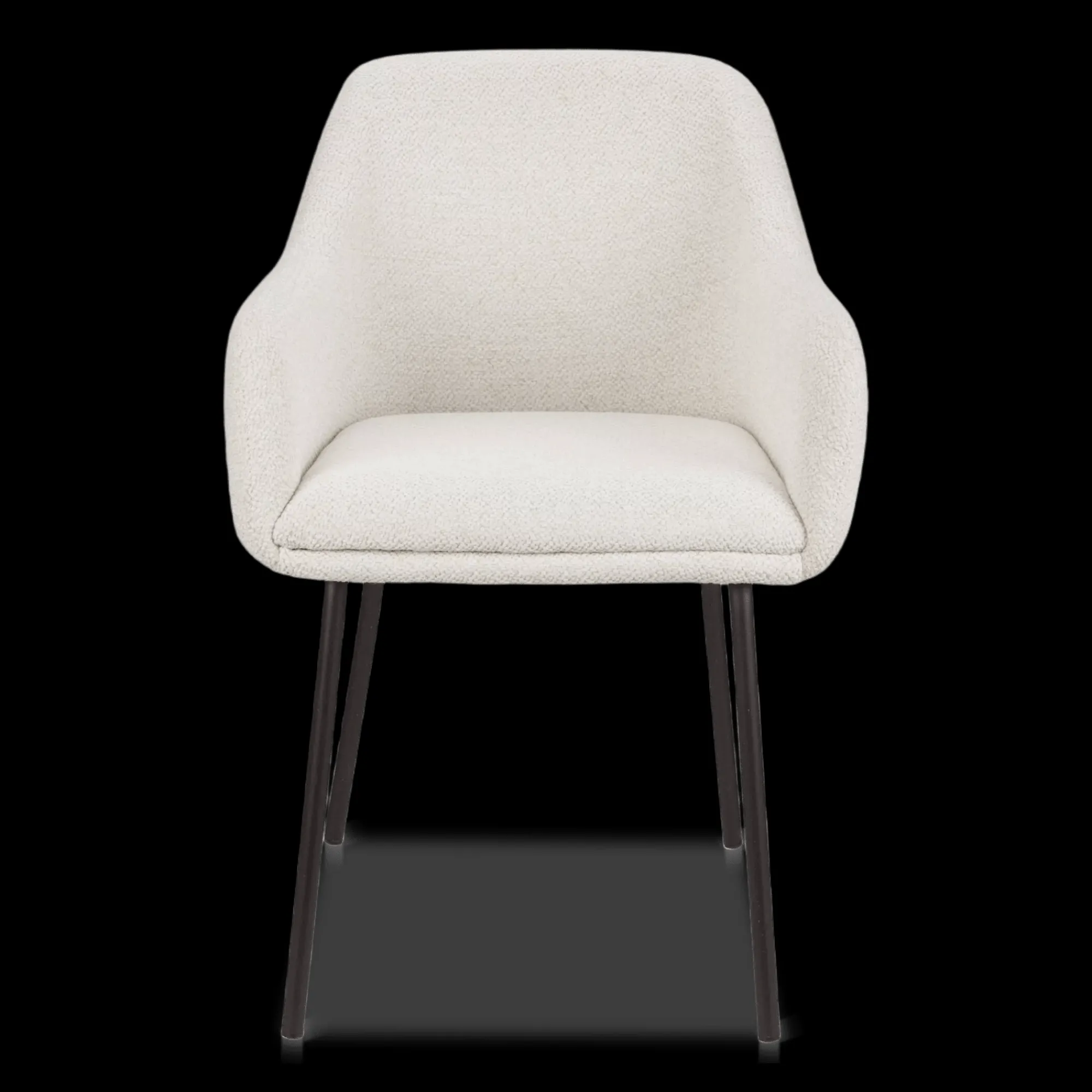Discount Bouclair Fabric and Metal Dining Chair