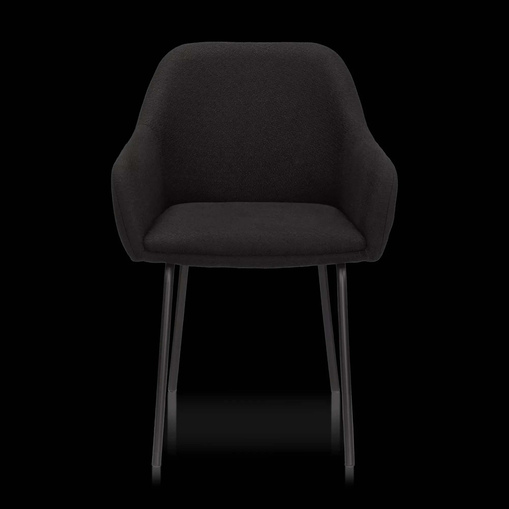 Discount Bouclair Fabric and Metal Dining Chair