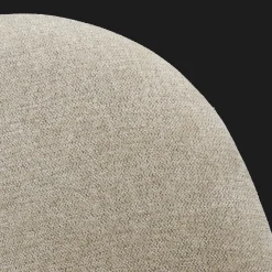 Best Bouclair Fabric and Natural Wood Dining Chair