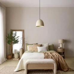 Sale Bouclair Fabric and Wood Bench with Storage