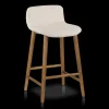 Best Bouclair Fabric and Wood Counter Stool