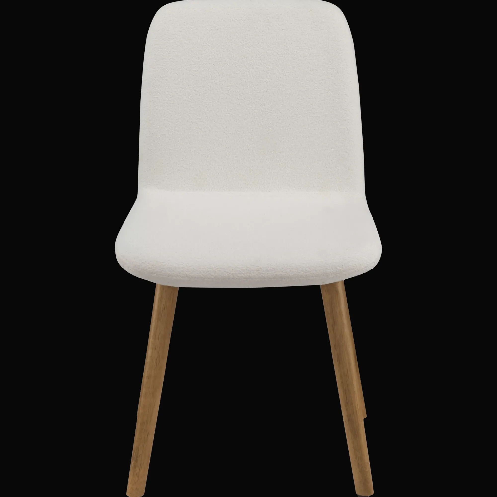 Hot Bouclair Fabric and Wood Dining Chair