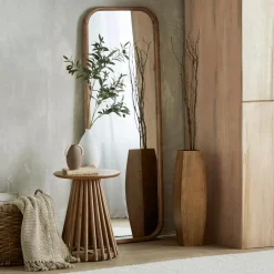 Outlet Bouclair Farmhouse Rectangular Wood Mirror