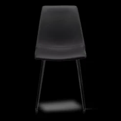 Online Bouclair Faux Leather and Metal Dining Chair