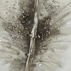 Bouclair Feather Oil Painted Canvas