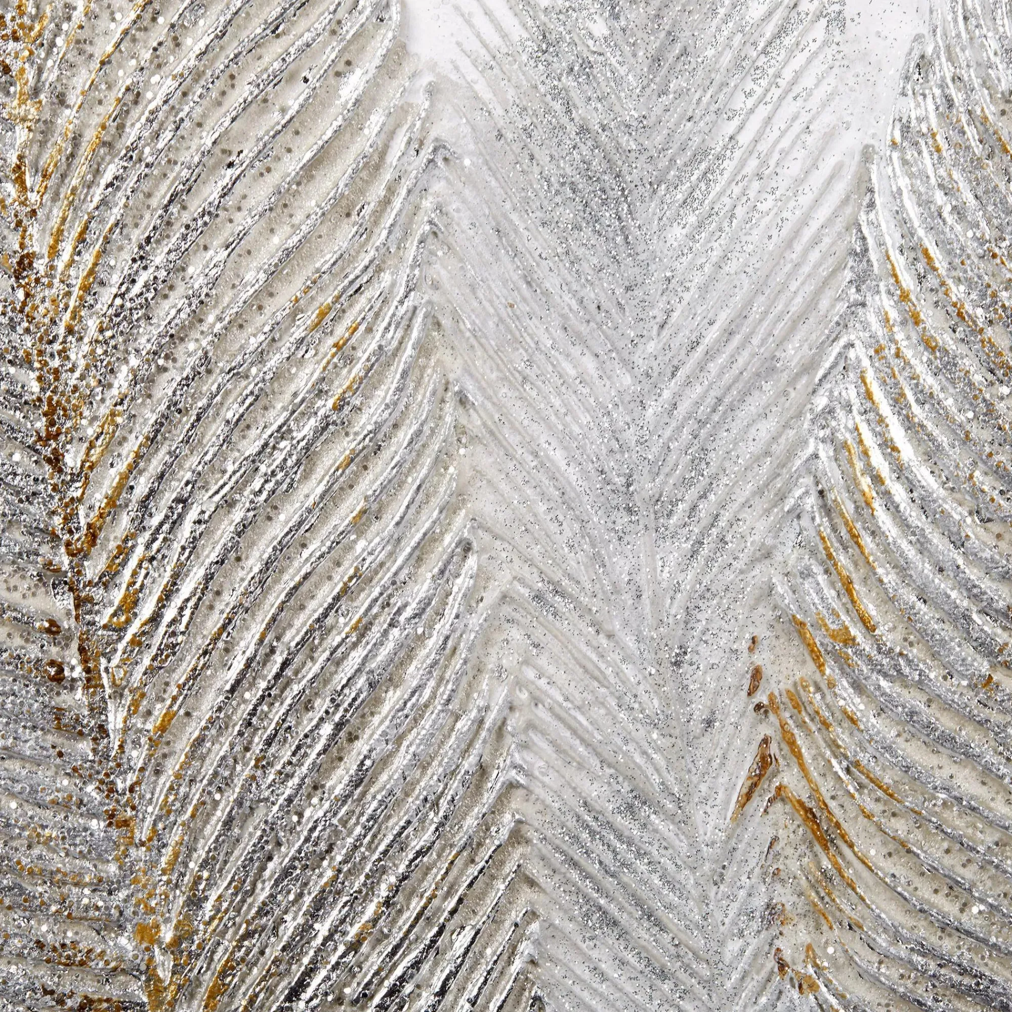 New Bouclair Feathers Oil Painted Canvas