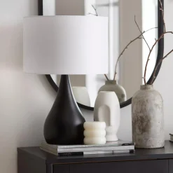 Clearance Bouclair Flared Metal Lamp Base