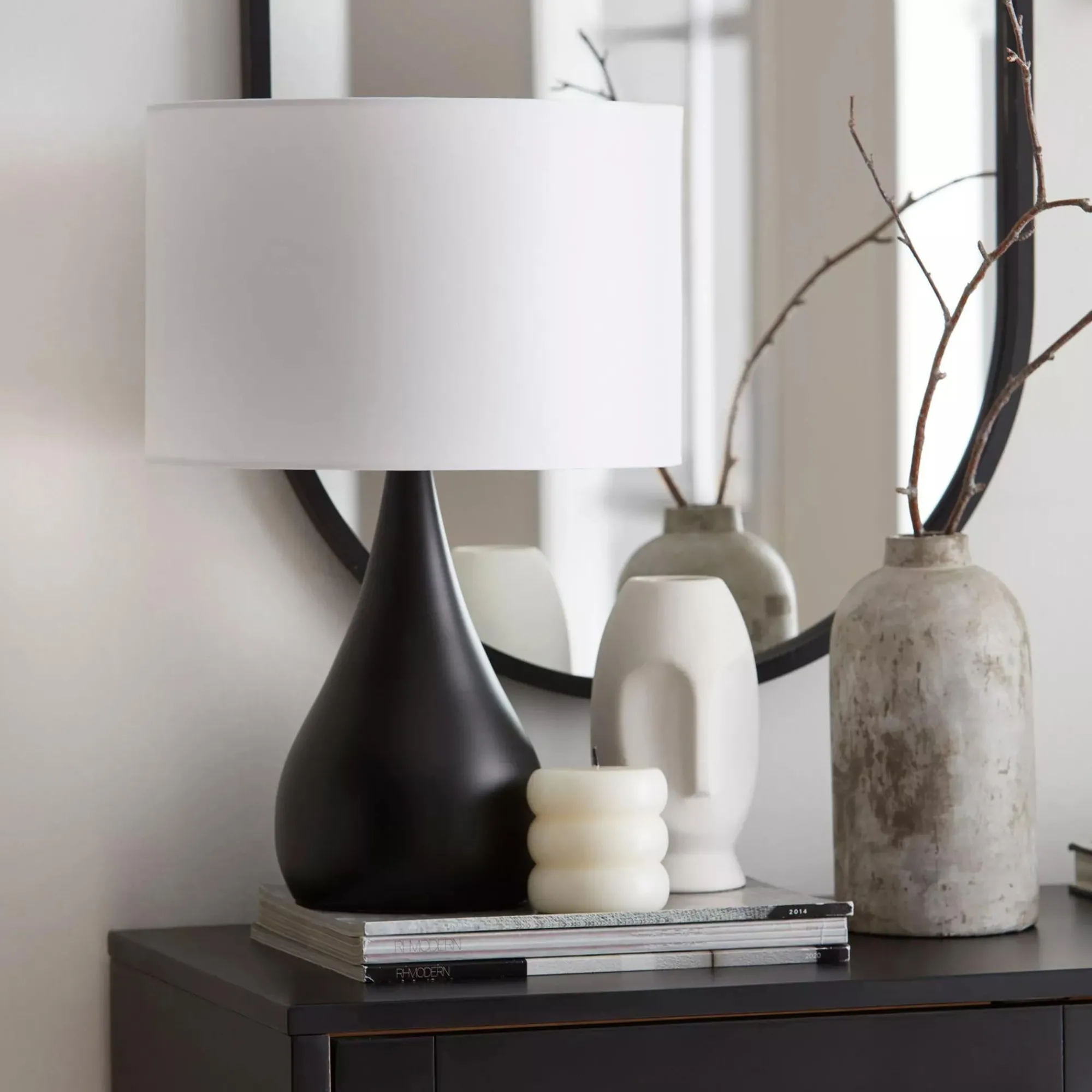 Clearance Bouclair Flared Metal Lamp Base