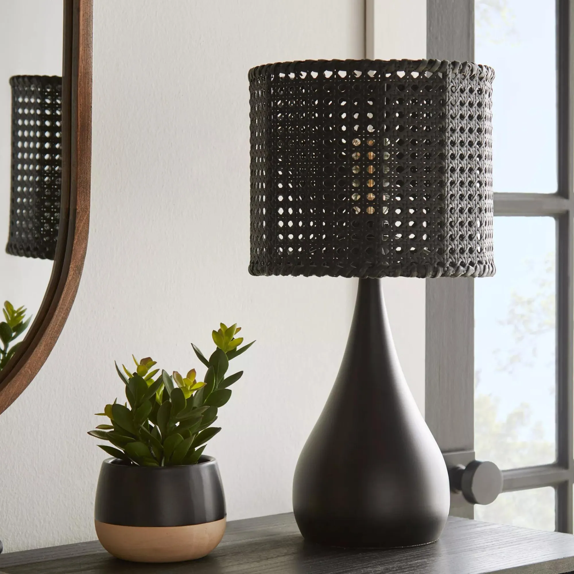 Clearance Bouclair Flared Metal Lamp Base