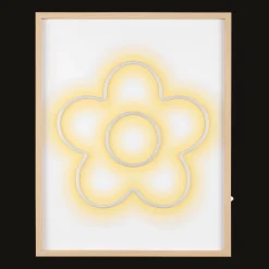Online Bouclair Floral LED Neon Wall Decoration