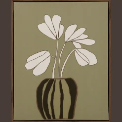 Bouclair Flowers in a Vase Framed Art