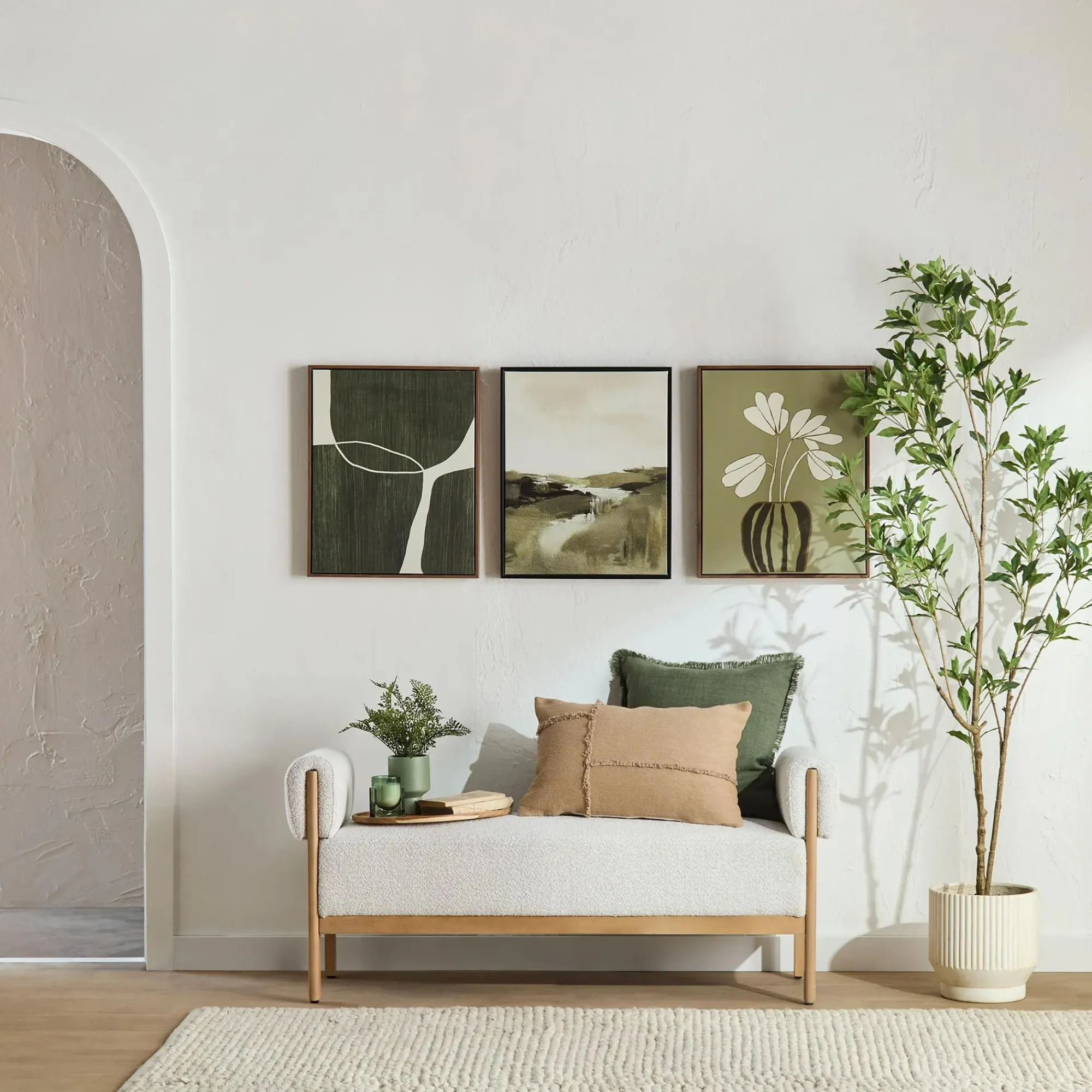 Bouclair Flowers in a Vase Framed Art