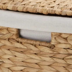 Best Bouclair Foldable Water Hyacinthe Hamper