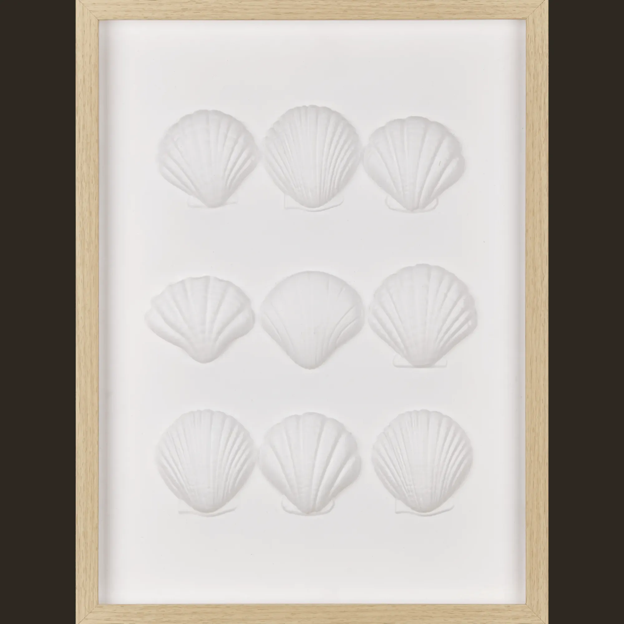 Best Bouclair Framed Art 3D Shells