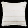 Best Bouclair Frans Fringed White Decorative Pillow