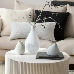 Hot Bouclair Frosted Glass Table Vase