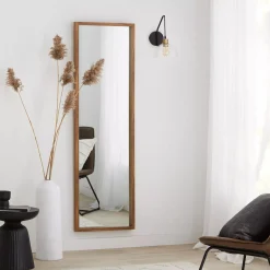 Outlet Bouclair Full-Length Mirror with Wood-Like Frame