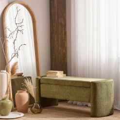 Bouclair Full-Size Mirror with Wooden Arched Frame